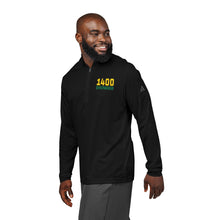 Load image into Gallery viewer, 1400! Gold/Green Adidas® Quarter-Zip Pullover
