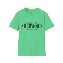 Load image into Gallery viewer, Property of Sherwood T-Shirt - Green Font (Adult Size)
