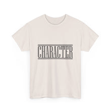 Load image into Gallery viewer, Character : Heavy Cotton Tee : Black Letters
