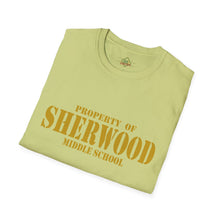 Load image into Gallery viewer, Property of Sherwood T-Shirt - Gold Font (Adult Size)
