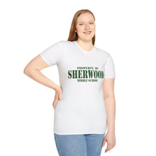 Load image into Gallery viewer, Property of Sherwood T-Shirt - Green Font (Adult Size)
