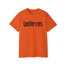 Load image into Gallery viewer, Bold Believer : Heavy Cotton Tee : Black Letters
