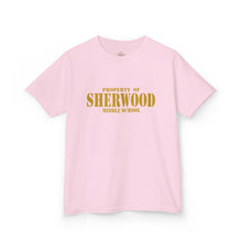 Load image into Gallery viewer, Property of Sherwood T-Shirt - Gold Font (Youth Size)
