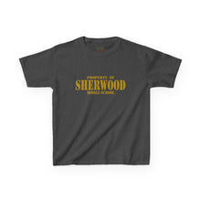 Load image into Gallery viewer, Property of Sherwood T-Shirt - Gold Font (Youth Size)
