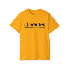 Load image into Gallery viewer, Bold Character : Heavy Cotton Tee : Black Letters

