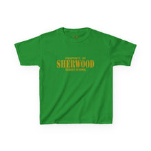 Load image into Gallery viewer, Property of Sherwood T-Shirt - Gold Font (Youth Size)
