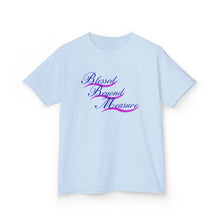 Load image into Gallery viewer, Blessed Beyond Measure : Rev 19:8 : Light Kids Tee
