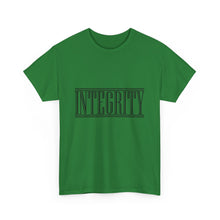 Load image into Gallery viewer, Integrity : Heavy Cotton Tee : Black Letters
