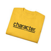Load image into Gallery viewer, Bold Character : Heavy Cotton Tee : Black Letters
