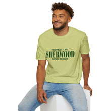 Load image into Gallery viewer, Property of Sherwood T-Shirt - Green Font (Adult Size)
