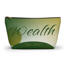 Load image into Gallery viewer, Carry Wealth : Accessory Pouch w T-bottom
