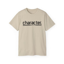 Load image into Gallery viewer, Bold Character : Heavy Cotton Tee : Black Letters
