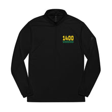 Load image into Gallery viewer, 1400! Gold/Green Adidas® Quarter-Zip Pullover

