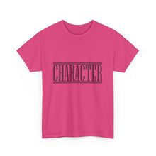 Load image into Gallery viewer, Character : Heavy Cotton Tee : Black Letters
