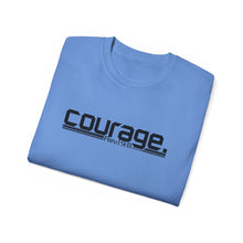 Load image into Gallery viewer, Bold Courage : Heavy Cotton Tee : Black Letters
