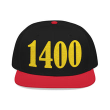 Load image into Gallery viewer, 1400! Snapback Cap (Embroidery)
