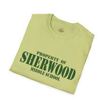 Load image into Gallery viewer, Property of Sherwood T-Shirt - Green Font (Adult Size)
