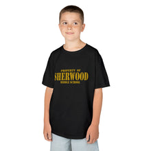 Load image into Gallery viewer, Property of Sherwood T-Shirt - Gold Font (Youth Size)
