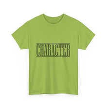 Load image into Gallery viewer, Character : Heavy Cotton Tee : Black Letters
