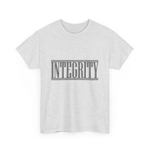 Load image into Gallery viewer, Integrity : Heavy Cotton Tee : Black Letters
