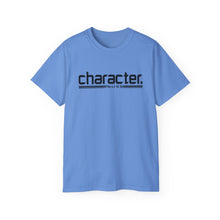 Load image into Gallery viewer, Bold Character : Heavy Cotton Tee : Black Letters
