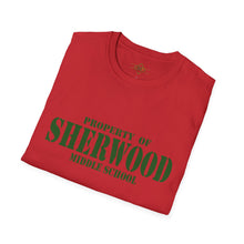 Load image into Gallery viewer, Property of Sherwood T-Shirt - Green Font (Adult Size)
