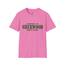 Load image into Gallery viewer, Property of Sherwood T-Shirt - Green Font (Adult Size)
