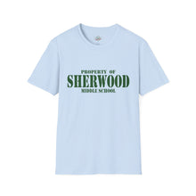 Load image into Gallery viewer, Property of Sherwood T-Shirt - Green Font (Adult Size)
