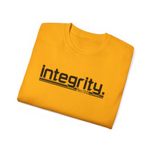 Load image into Gallery viewer, Bold Integrity : Heavy Cotton Tee : Black Letters

