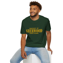 Load image into Gallery viewer, Property of Sherwood T-Shirt - Gold Font (Adult Size)

