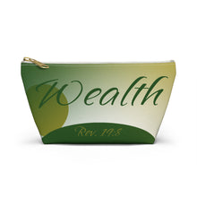 Load image into Gallery viewer, Carry Wealth : Accessory Pouch w T-bottom

