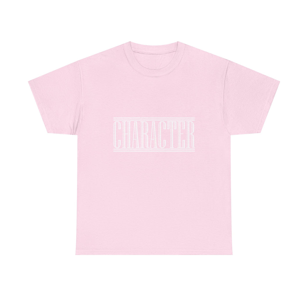 Character : Heavy Cotton Tee : White Letters