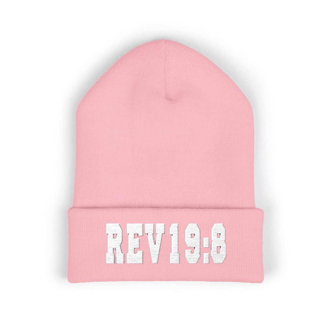 REV198 Embroidery Classic Cuffed Beanie