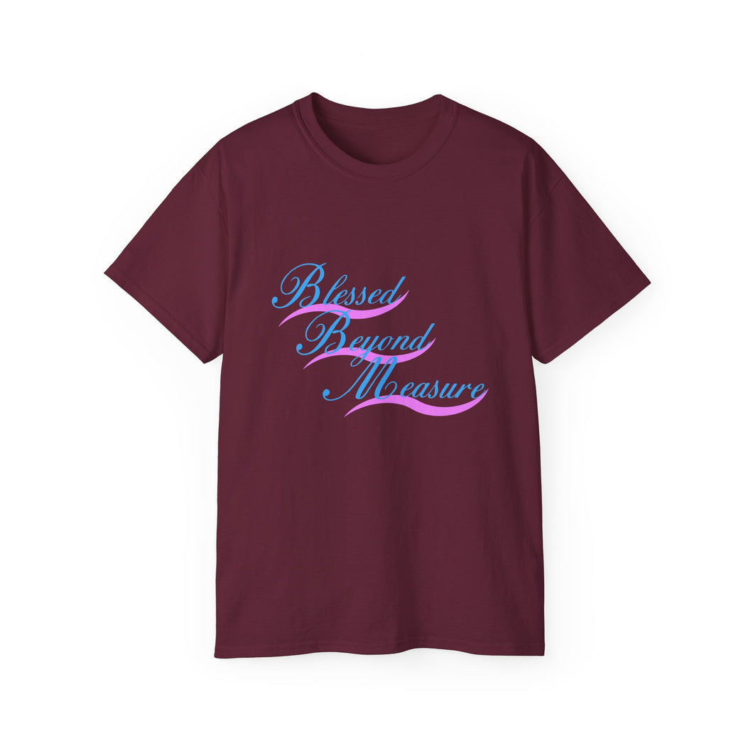 Blessed Beyond Measure : REV 19:8 : Dark Ultra Cotton Tee