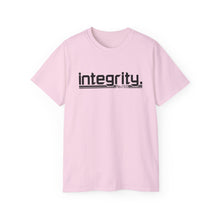 Load image into Gallery viewer, Bold Integrity : Heavy Cotton Tee : Black Letters
