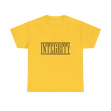 Load image into Gallery viewer, Integrity : Heavy Cotton Tee : Black Letters
