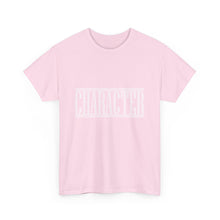 Load image into Gallery viewer, Character : Heavy Cotton Tee : White Letters
