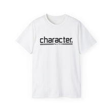Load image into Gallery viewer, Bold Character : Heavy Cotton Tee : Black Letters
