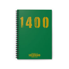 Load image into Gallery viewer, 1400! Spiral Notebook (Green)
