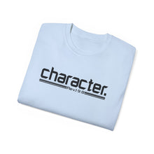 Load image into Gallery viewer, Bold Character : Heavy Cotton Tee : Black Letters
