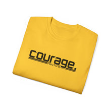 Load image into Gallery viewer, Bold Courage : Heavy Cotton Tee : Black Letters

