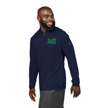 Load image into Gallery viewer, 1400! Green Adidas® Quarter-Zip Pullover
