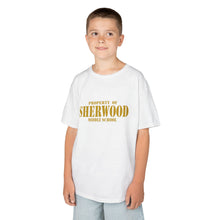 Load image into Gallery viewer, Property of Sherwood T-Shirt - Gold Font (Youth Size)
