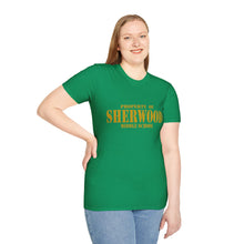 Load image into Gallery viewer, Property of Sherwood T-Shirt - Gold Font (Adult Size)
