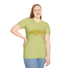 Load image into Gallery viewer, Property of Sherwood T-Shirt - Gold Font (Adult Size)
