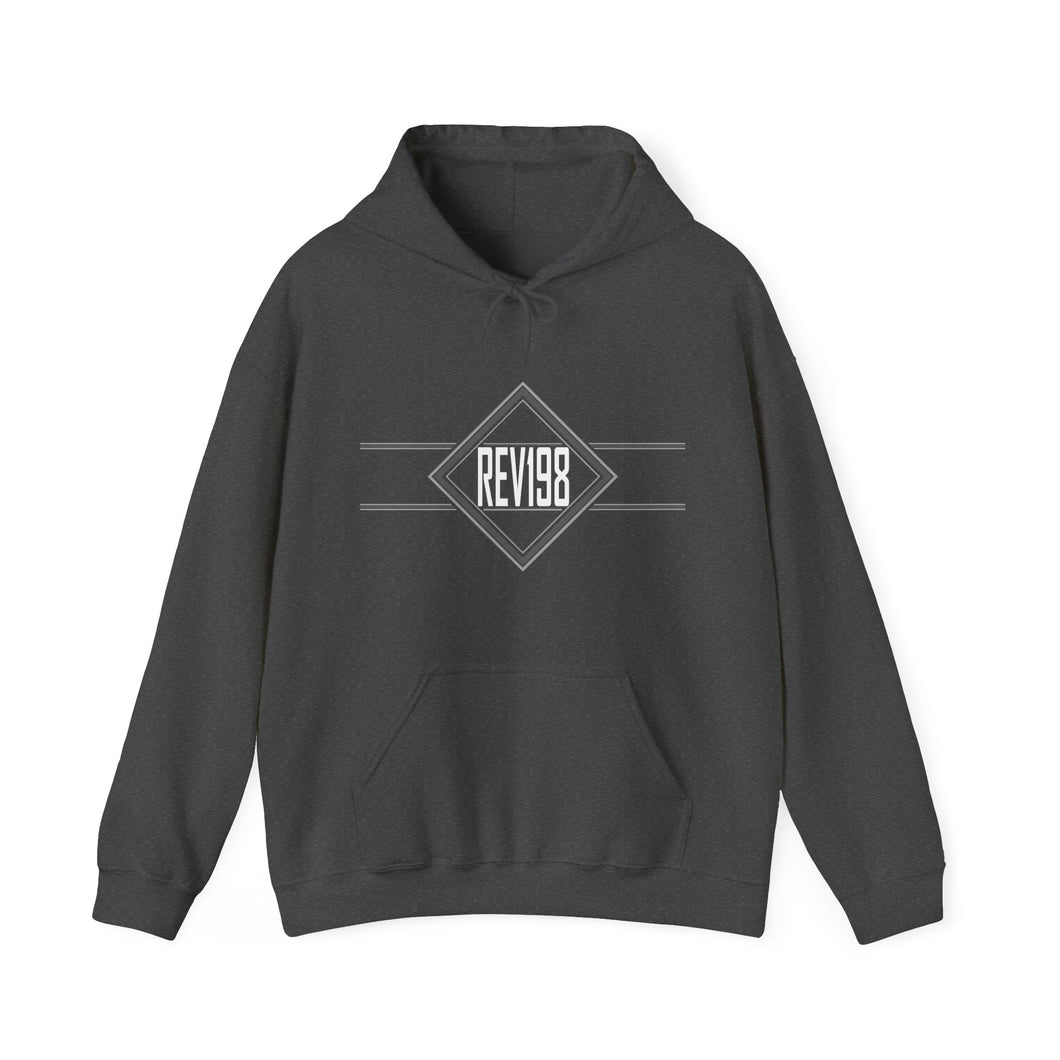 REV.19:8  :  Hooded Sweatshirt : White Letters