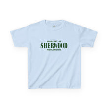 Load image into Gallery viewer, Property of Sherwood Graphic Kids Tee  (Green Text)
