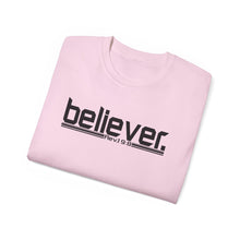 Load image into Gallery viewer, Bold Believer : Heavy Cotton Tee : Black Letters
