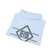 Load image into Gallery viewer, REV.19:8  :  Hooded Sweatshirt : Black Letters
