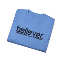 Load image into Gallery viewer, Bold Believer : Heavy Cotton Tee : Black Letters
